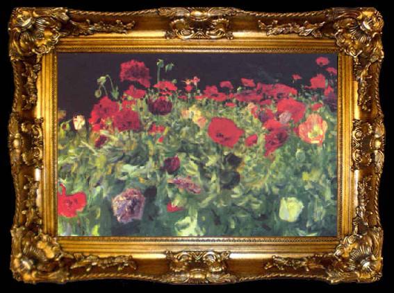 framed  John Singer Sargent Poppies, ta009-2